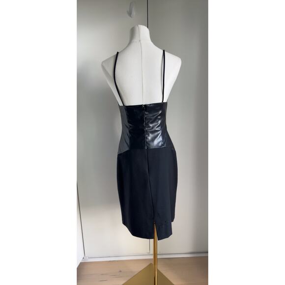90s Hugo Buscati Collection Designer Little Black Dress Size 4 Sexy Cocktail - Picture 6 of 8
